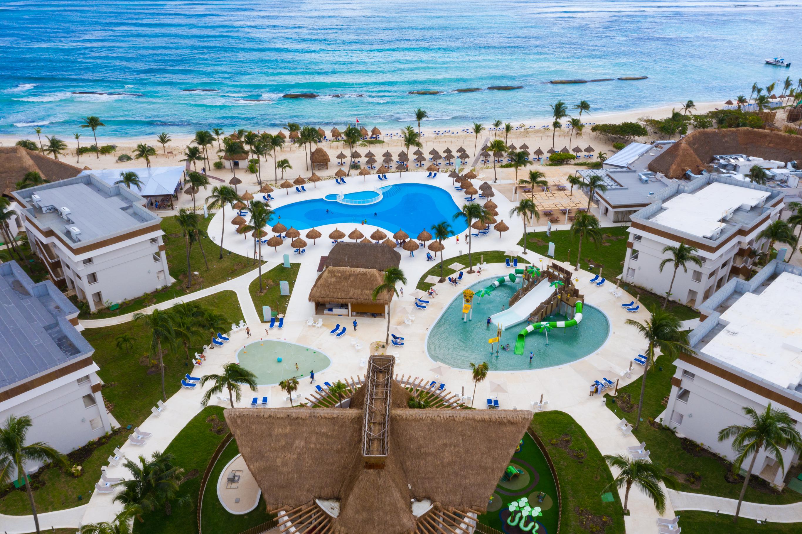Bahia Principe Grand Tulum Hotel Riviera Maya Екстериор снимка Aerial view of the resort
