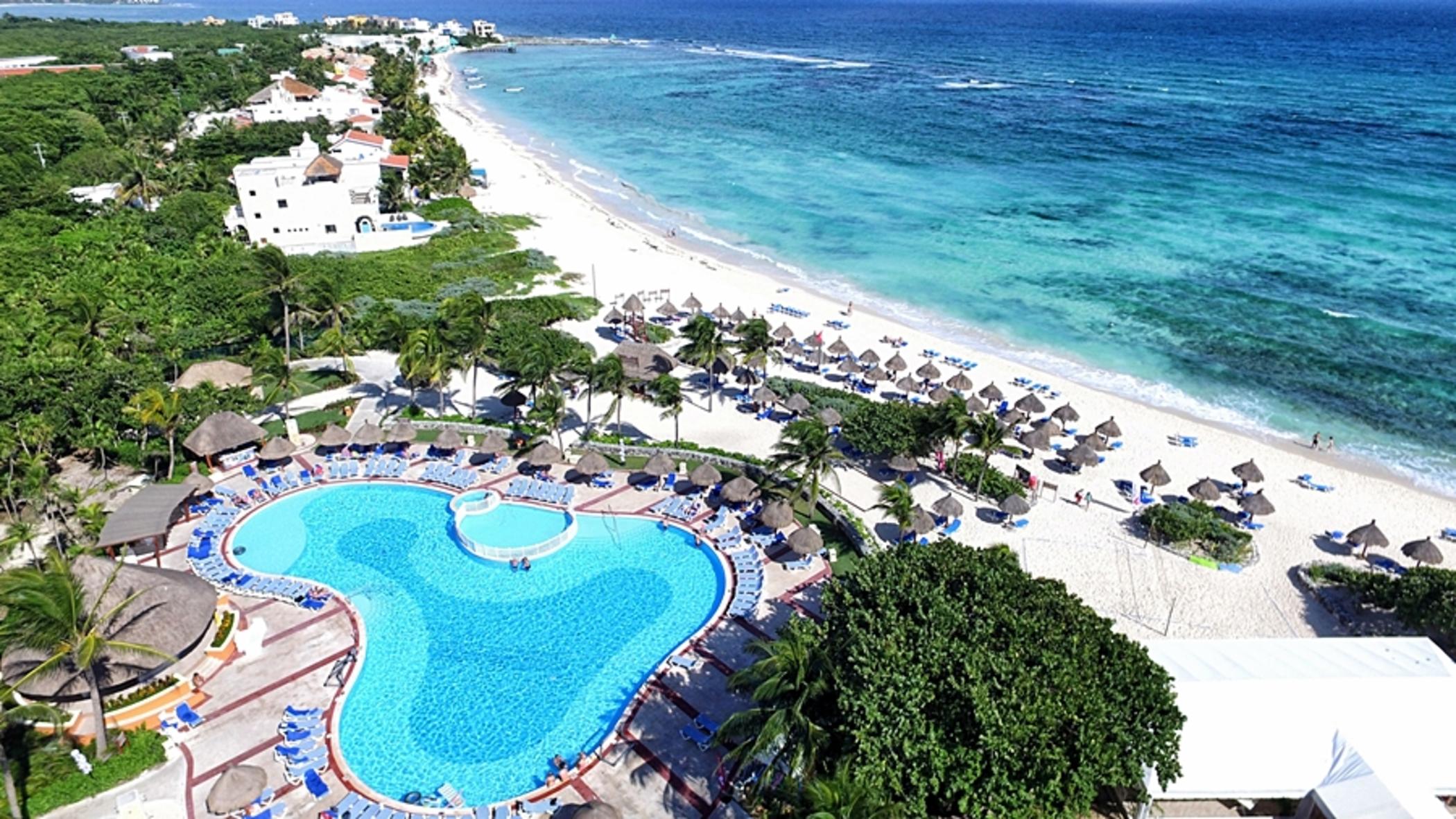 Bahia Principe Grand Tulum Hotel Riviera Maya Екстериор снимка Aerial view of the resort