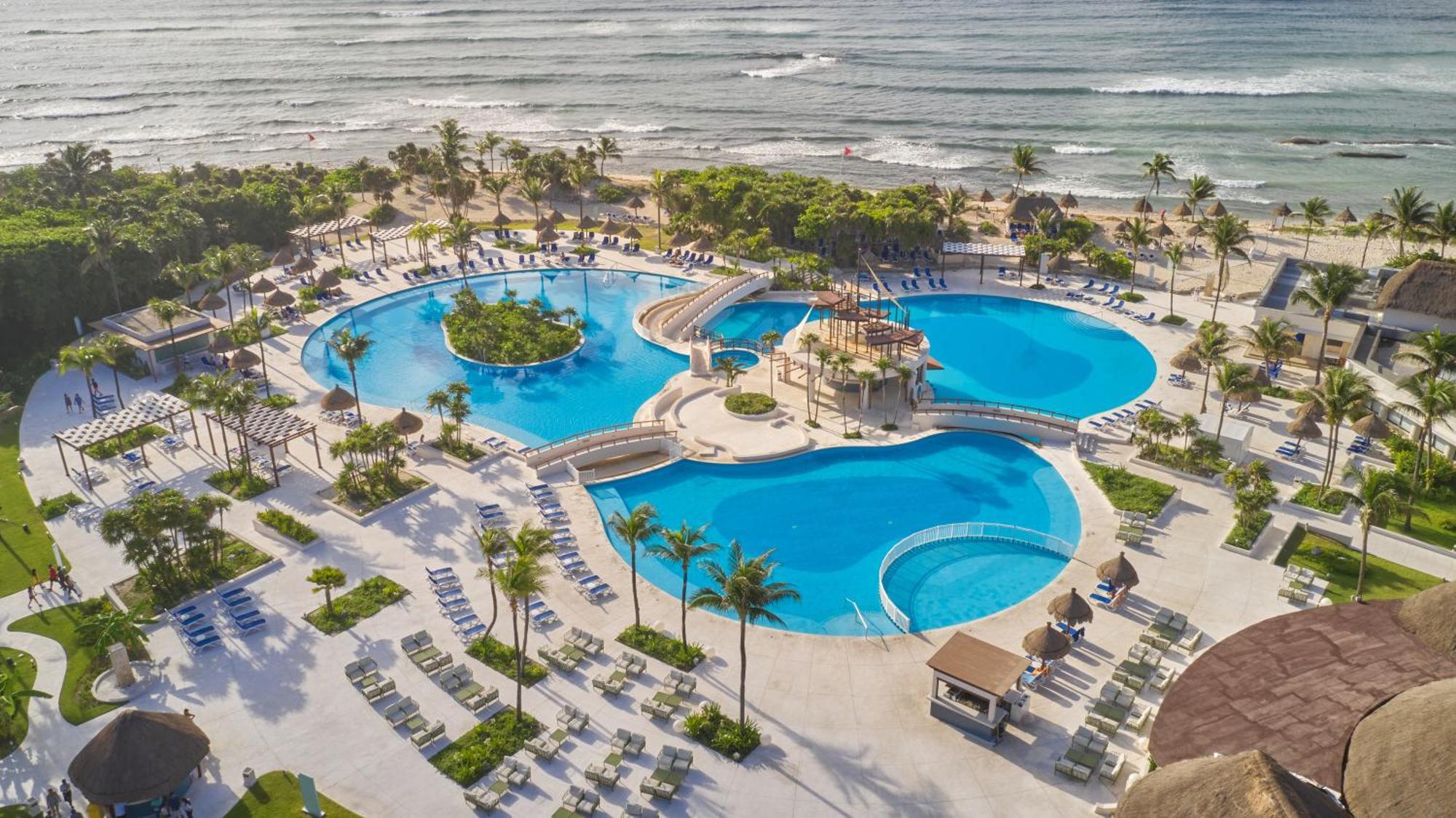 Bahia Principe Grand Tulum Hotel Riviera Maya Екстериор снимка Aerial view of the resort